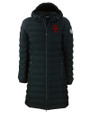 USC Trojans Cutter & Buck Mission Ridge Repreve Eco Insulated Womens Long Puffer Jacket Black Mannequin