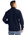 Seattle Mariners Stars & Stripes Cutter & Buck Roam Epic Versatility Recycled Quarter Zip Mens Pullover Navy Blue Back