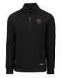 Virginia Military Institute Keydets Cutter & Buck Roam Eco Recycled Quarter Zip Mens Pullover BL_MANN_HG 