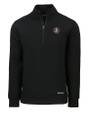 Florida State Seminoles Cutter & Buck Roam Epic Versatility Recycled Quarter Zip Mens Pullover Black Mannequin