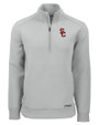 USC Trojans Cutter & Buck Roam Epic Versatility Recycled Quarter Zip Mens Pullover Solitare Mannequin