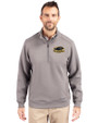 Wisconsin-Milwaukee Panthers Cutter & Buck Roam Epic Versatility Recycled Quarter Zip Mens Pullover Elemental Grey Front