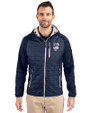 San Francisco Giants Stars & Stripes Cutter & Buck Rainier Primaloft Mens Eco Full Zip Hybrid Jacket Dark Navy Front