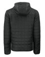 South Florida Bulls Cutter & Buck Rainier Primaloft Eco Mens Full Zip Hooded Jacket Black Mannequin Back