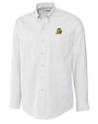 Oregon Ducks Cutter & Buck Epic Easy Care Nailshead Mens Big and Tall Long Sleeve Dress Shirt White Mannequin