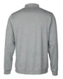 Oregon Ducks Cutter & Buck Stealth Heathered Mens Quarter Zip Polished Medium Gray Mannequin Back