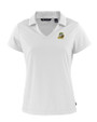 Oregon Ducks Cutter & Buck Daybreak Eco Recycled Womens V-neck Polo White Mannequin