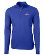 Texas Rangers 2023 World Series Champions Cutter & Buck Virtue Eco Pique Recycled Quarter Zip Mens Big & Tall Pullover TBL_MANN_HG 1