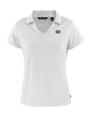 Marshall Thundering Herd Cutter & Buck Daybreak Eco Recycled Womens V-neck Polo White Mannequin