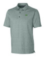Marshall Thundering Herd Cutter & Buck Forge Heathered Stretch Mens Polo Hunter Heather Mannequin