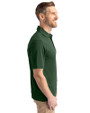 Marshall Thundering Herd Cutter & Buck Virtue Eco Pique Recycled Mens Polo Hunter Green Side