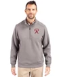 Tacoma Rainiers Cutter & Buck Roam Epic Versatility Recycled Quarter Zip Mens Pullover Elemental Grey Front