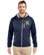 Frisco RoughRiders Cutter & Buck Rainier Primaloft Mens Eco Full Zip Hybrid Jacket Dark Navy Front
