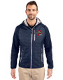 Portland Sea Dogs Cutter & Buck Rainier Primaloft Mens Eco Full Zip Hybrid Jacket Dark Navy Front
