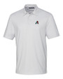 Arizona Diamondbacks Cutter & Buck Pike Double Dot Print Stretch Mens Polo White Mannequin