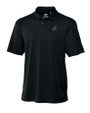 Arizona Diamondbacks Cutter & Buck CB Drytec Genre Textured Solid Mens Big and Tall Polo Black Mannequin