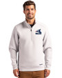 Chicago White Sox Cooperstown Cutter & Buck Roam Epic Versatility Recycled Quarter Zip Mens Pullover Solitare Front