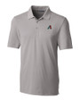 Arizona Diamondbacks Cutter & Buck Forge Stretch Mens Polo Polished Medium Gray Mannequin