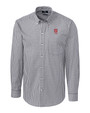 North Carolina State Wolfpack Alumni Cutter & Buck Easy Care Stretch Gingham Mens Long Sleeve Dress Shirt CC_MANN_HG 1