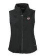 Umass Minutemen Cutter & Buck Charter Eco Recycled Full-Zip Womens Vest Black Mannequin
