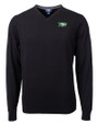 North Dakota Cutter & Buck Lakemont Tri-Blend Mens V-Neck Pullover Sweater Black Mannequin