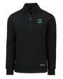 Carolina Panthers Historic Cutter & Buck Roam Eco Recycled Quarter Zip Mens Pullover BL_MANN_HG 1