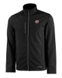 Umass Minutemen Cutter & Buck Evoke Softshell Recycled Full Zip Mens Jacket BL_MANN_HG 
