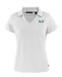 North Dakota Cutter & Buck Daybreak Eco Recycled Womens V-neck Polo White Mannequin