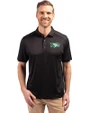 North Dakota Cutter & Buck Forge Eco Stretch Recycled Mens Polo Black Front