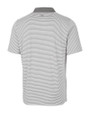 Atlanta Falcons Historic - Cutter & Buck Forge Tonal Stripe Stretch Mens Big and Tall Polo Polished Medium Gray Mannequin Back