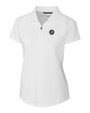 Baltimore Orioles City Connect Cutter & Buck Forge Stretch Womens Short Sleeve Polo White Mannequin