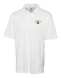 Seattle Mariners City Connect Cutter & Buck CB Drytec Genre Textured Solid Mens Big and Tall Polo White Mannequin