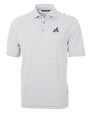 Atlanta Braves City Connect Cutter & Buck Virtue Eco Pique Stripe Recycled Mens Big and Tall Polo POL_MANN_HG 1