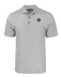 Baltimore Orioles City Connect Cutter & Buck Pike Eco Tonal Geo Print Stretch Recycled Mens Polo Elemental Grey Mannequin