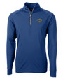 Seattle Mariners City Connect Cutter & Buck Adapt Eco Knit Stretch Recycled Mens Big and Tall Quarter Zip Pullover TBL_MANN_HG 1