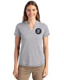 Baltimore Orioles City Connect Cutter & Buck Forge Eco Heathered Stretch Womens Blade Top Polished Heather Front