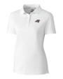 Carolina Panthers Americana Cutter & Buck Advantage Eco Tri-Blend Pique Womens Polo White Mannequin