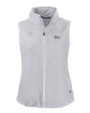 The Ivy League Cutter & Buck Charter Recycled Packable Womens Full Zip Vest Polished Medium Gray Mannequin