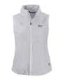 The Ivy League Cutter & Buck Charter Eco Recycled Full-Zip Womens Vest Polished Medium Gray Mannequin