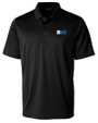 BIG 10 Conference Cutter & Buck Prospect Eco Textured Stretch Recycled Mens Big & Tall Polo BL_MANN_HG 