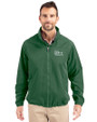 The Ivy League Cutter & Buck Charter Eco Recycled Mens Full-Zip Jacket Hunter Green Front