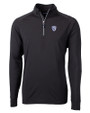 PAC-12 Conference Cutter & Buck Adapt Eco Knit Stretch Recycled Mens Big and Tall Quarter Zip Pullover BL_MANN_HG 