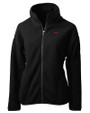 SMU Mustangs College Vault Cutter & Buck Cascade Eco Fleece Womens Full Zip Jacket BL_MANN_HG 