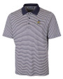 ETSU Buccaneers College Vault Cutter & Buck Forge Tonal Stripe Stretch Mens Big and Tall Polo Liberty Navy Mannequin