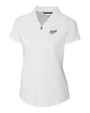 Dayton Flyers College Vault Cutter & Buck Forge Stretch Womens Short Sleeve Polo White Mannequin