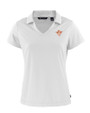 Texas Longhorns College Vault Cutter & Buck Daybreak Eco Recycled Womens V-neck Polo White Mannequin