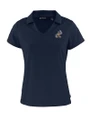 ETSU Buccaneers College Vault Cutter & Buck Daybreak Eco Recycled Womens V-neck Polo Navy Blue Mannequin