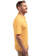 ETSU Buccaneers College Vault Cutter & Buck Forge Eco Double Stripe Stretch Recycled Mens Polo College Gold/White Side