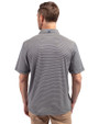 ETSU Buccaneers College Vault Cutter & Buck Forge Eco Double Stripe Stretch Recycled Mens Polo Navy Blue/White Back