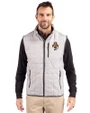 Tennessee Volunteers College Vault - Cutter & Buck Rainier PrimaLoft® Mens Big and Tall Eco Insulated Full Zip Puffer Vest Polished Medium Gray Front
